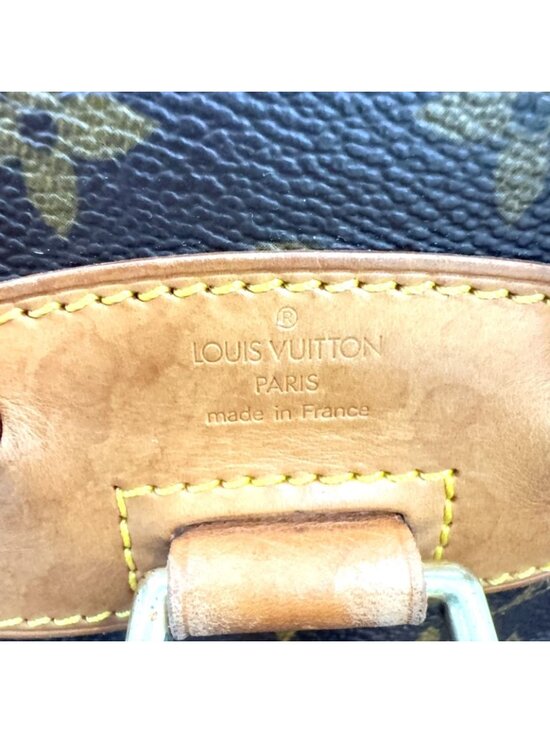 Louis Vuitton Minimontsouris Monogram Leather Brown Backpack Gold main image 10
